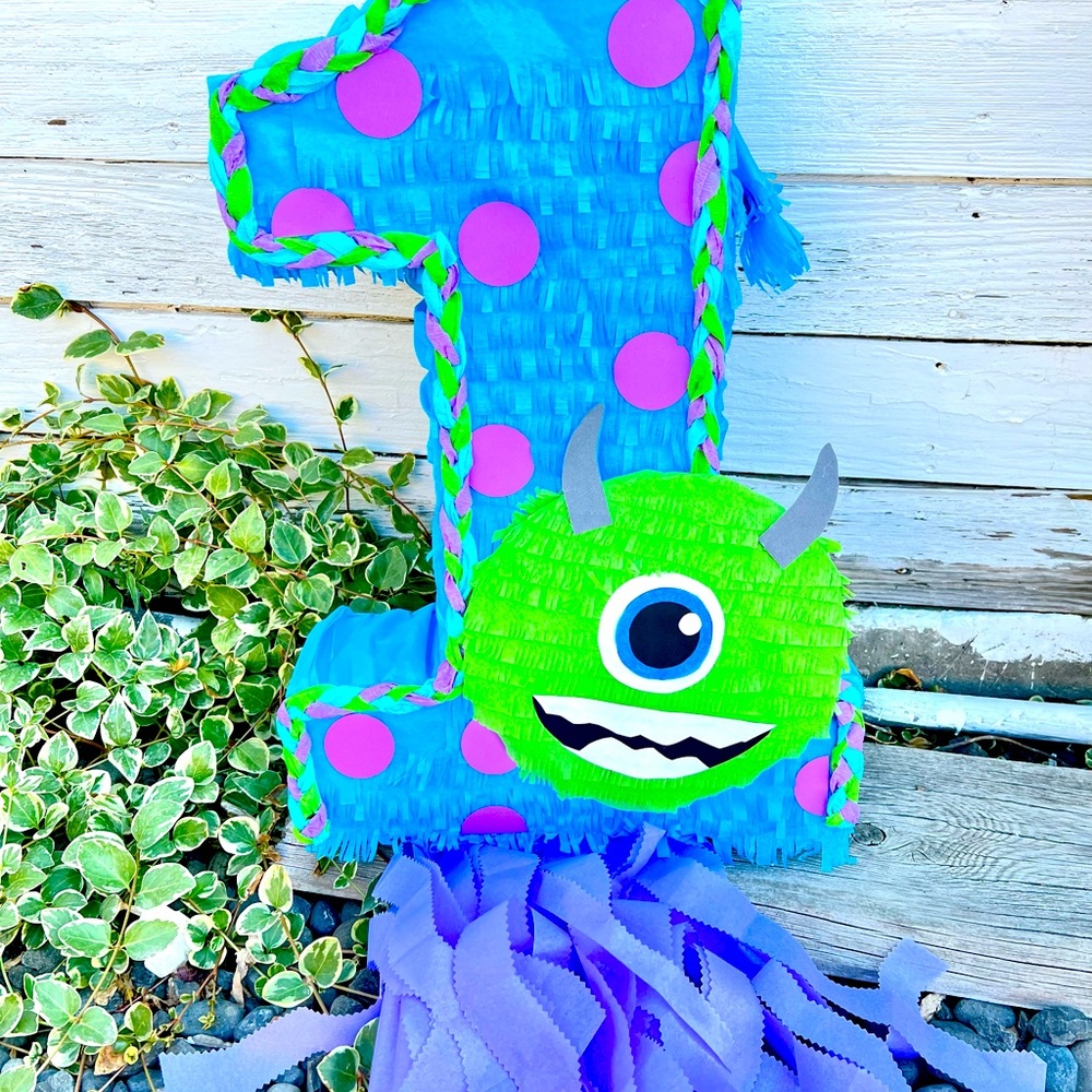 Monster Inc Number One Piñata